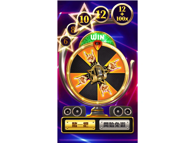 RG電子老虎機－搖滾派對免費遊戲賭一把模式